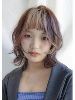ヴァンカウンシル 豊橋店(Van Council) レイヤーボブ×デザインカラー抜け感ヘア