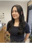 【富山】韓国風フェイスレイヤーの艶感ロング