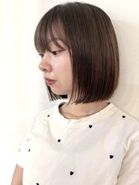 ユートゥイーズ 鎌倉(U too e's)&nbsp;《Utoo e's鎌倉》ぱつっとライン感/ミニボブが可愛い/大人ヘア