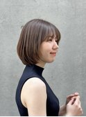 ナチュラル丸みボブ