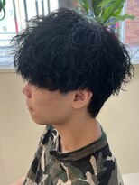 ラ ポルト ドゥ サワ(La Porte de SAWA)&nbsp;波巻きツイストスパイラル【メンズパーマ/メンズヘア/長野市】