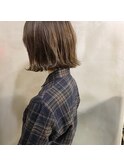 赤み抑えた透明感グレー！柔らかさ◎