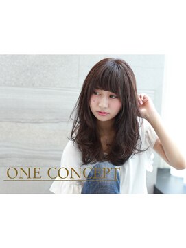 ワンコンセプト(ONE CONCEPT) 【ONE CONCEPT】大人女性のためのゆるふわロング