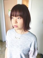 ヘアースパリゾート リアン 燕三条店(Lien)&nbsp;ピンクアッシュ_外ハネボブ
