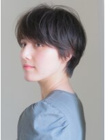 キース ヘアアンドメイク 恵比寿(kith. hair&make)&nbsp;恵比寿kith.本田×マニッシュショート黒髪ローライト厚めバング