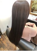 ツヤ感たっぷりヘアスタイル