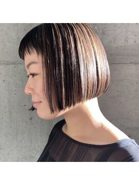 ジェーン(JANE) 【ゲストスナップ】大人ハイライトボブ