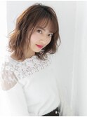 切りっぱなし春カラーセミウェットウェーブ【Prize所沢】