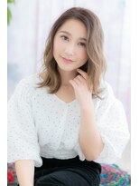 ヘアアンドビューティー ミック(Hair & Beauty miq) ハイライトグラデーション外国人風エアリーミディa