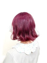 ネオリーブアオバ 高田馬場店(Neolive aoba)&nbsp;イルミナカラーピンクパープルで作る大人可愛いボブ