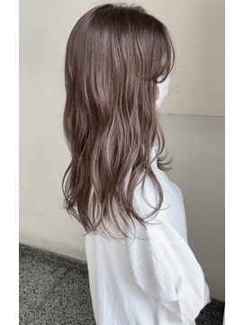 キャンバス バイ ネオリーブ 横浜西口(Canvas by neo.) 大人可愛いミディアム☆透明感ナチュラルブラウンブリーチなし