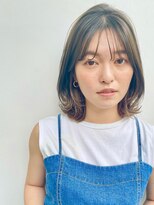 ヘアラウンジ ビーチ 青山 外苑前(hair lounge BEACH) ミルクベージュボブレイヤー_フェザーバングフェザーボブ