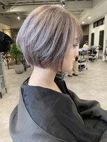 ナンバー(number+)&nbsp;20代30代40代大人可愛いホワイトベージュダブルカラー透明感