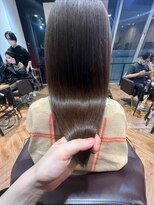 ジーナ 北千住(Zina)&nbsp;髪質改善＊テラコッタ＊くすみブルー【Zina北千住】