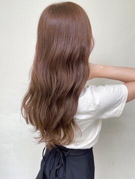トップヘアー スパアンドリラクゼーション 安城(spa&relaxation) 韓国巻きロングヘアーオータムブラウン/ニュアンスカラー