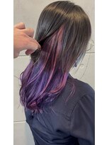 ジーク(SieG)&nbsp;切りっぱなしレイヤー/インナーバイオレット、ピンクライト