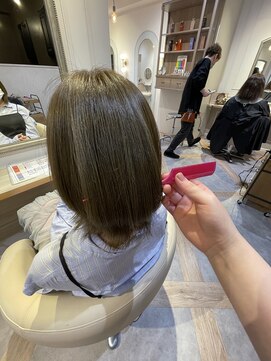 アンド ラ ブランシュ(&.La Blanche) モテ髪カタログ/セクションカラー/グラデーションカラー/大宮