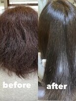 ビープライズ(Be PRIZE)&nbsp;ボリューム大がスリークストレートヘアーに