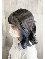 ペイント(PAINT) 【PAINT】インナーカラー×ブルー