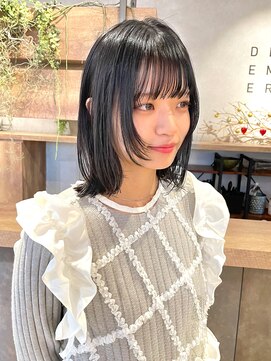 ディッセンバー 渋谷(December) 【December】冬モテカラー×ブリーチなし透明感グレージュ◎