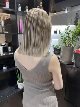 アルカナ 明治神宮前原宿(ARCANA) 切りっぱなしボブ エアリーロング 美髪 ピンクブラウン