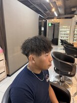 アイズ 海老名(AIZU)&nbsp;ツイストスパイラルパーマ　縦落ちスパイラル　メンズカット