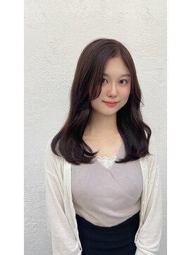 アナ ラーナ(Anna Lanna) マロンブラウンカラー レイヤーカット