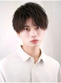 爽やかコンマバング 【緩め無造作パーマ】