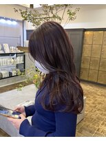 ヘアーアイスカルテット(HAIR ICI QUARTET) 冬トレンド◎暖色カラー×レッドブラウンの艶ロング