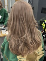 センス(SENSE.)&nbsp;ミルクティーベージュ/ダブルカラー/ミディアムレイヤー