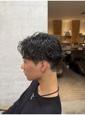 波巻きツイストスパイラルパーマ