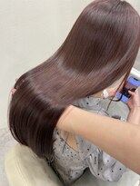 ウルア 三鷹店(ULUA)&nbsp;ピンクブラウン 髪質改善ケアストレート