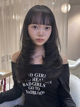 ユアーズヘア 日吉店(youres hair) 【顔まわり主役のくびれロングレイヤー】