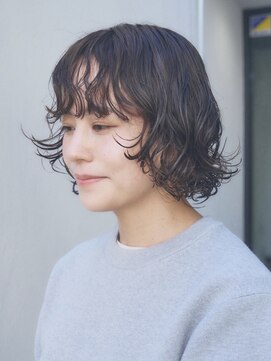 インチェルシー(in chelsea) ボブレイヤーパーマ/イメチェン/前髪/顔まわりレイヤー