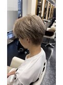 ブリーチ　ケアブリーチ　ミルクティーベージュ