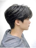 韓国風◎ニュアンスパーマ×センターパートで小顔効果