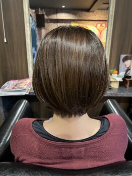 サイビ(SAIBI)の写真/大分／萩原】傷ませない白髪染め＋艶感UPで若々しい印象へ！