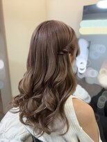ティアラ 栄(TIARA)&nbsp;名古屋駅★栄駅/ねじりハーフツイン◎巻き髪アレンジ