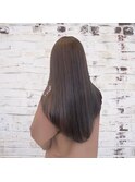 艶髪ロング×グレージュカラー｜髪質改善