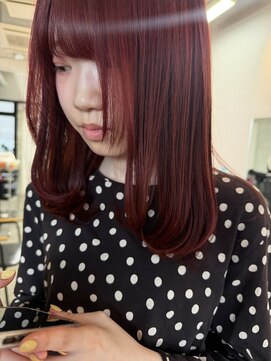 ヌル ヘア デザイン(nullus hair desigh) 【nullus】レイヤーカット×テラコッタカラー×リプターTr