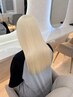【お客様満足度No.1小川指名限定】ブリーチ+カラー+CMCトリートメント￥9900~