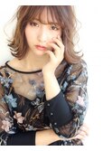 アーバンロブ&ハーフアップ外ハネアレンジ