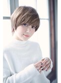 【柏】ミルクティーアッシュショートマッシュヘア20代30代40代