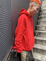 ビビト(bibito) bibito ハイトーン ツーブロック オレンジヘア モヒカンヘア