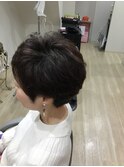大人ふんわりショートカット