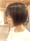 #切りっぱなしボブ#大人女性【大人女性のための美容室bouquet】