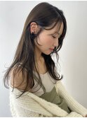 マットベージュのロングスタイル