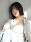 黒髪ショートボブ