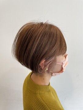 りんごの木 篠ノ井駅前店 ショート@20代30代40代@ニュアンスカラー