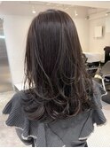 レイヤーカット_ホワイトグレージュネビージュ_ba384022